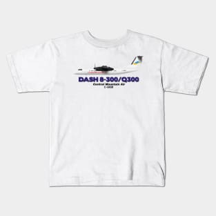 DeHavilland Canada Dash 8-300/Q300 - Central Mountain Air Kids T-Shirt